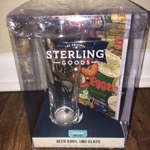 Ultimate Book of Beers & Souvenir Glass - New